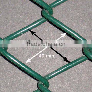 4*4cm PVC coated Chain Link Fence