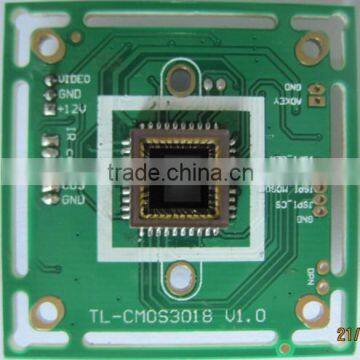 650TVL board camera 1/3 CMOS 3018 650TVL board camera