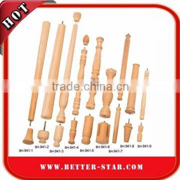 Leg Spindle, Wooden Leg Spindle, Leg Spindle For Shelf