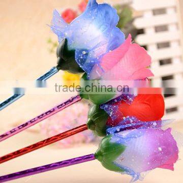 2016 Rubber Flower Ballpoint Pen