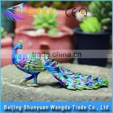 Home Interior Decoration Peacock Metal Craft, Souvenir for Gift