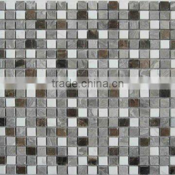 Glass Mosaic Mix Stone Grey Crystal Mosaic