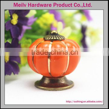 2015-2016 Foshan high quality fancy finish ceramic furniture pumpkin handle and knobs