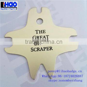 Gold Bottle Opener,Customized Logo Printed Advertising Bottle Opener