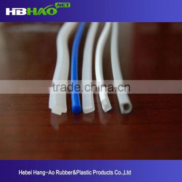 OEM clear silicone rubber seal strip