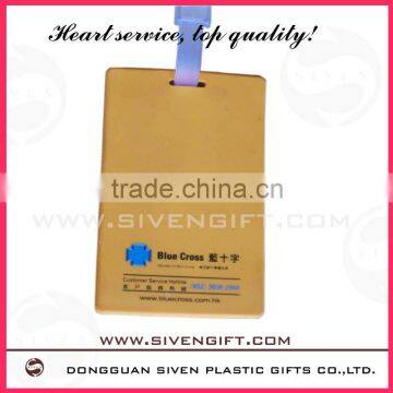 Custom Logo Cheap Bulk Soft Pvc Luggage Tag
