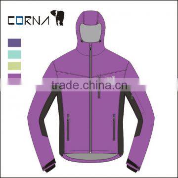 newest develop women 100% polyester 2.5 layer 3*3 ripstop jacket