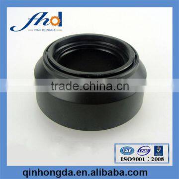 Lathe aluminum cnc machining parts with black hard anodized