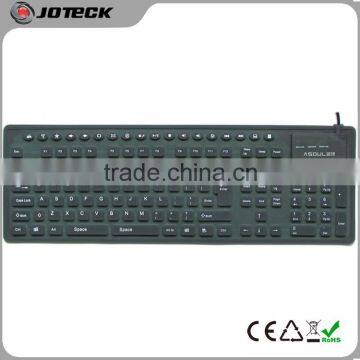 131 keys wired multimedia silicone keyboard