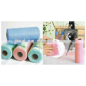 Household Spunlace Nonwoven Cleaning Cloth Tolls
