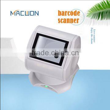 Rotatable usb 1d 2d supermarket barcode scanner