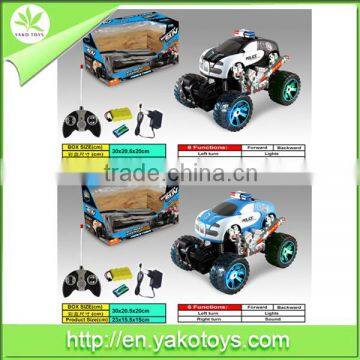 Good selling 4ch R/C toys big wheel rc car with battery