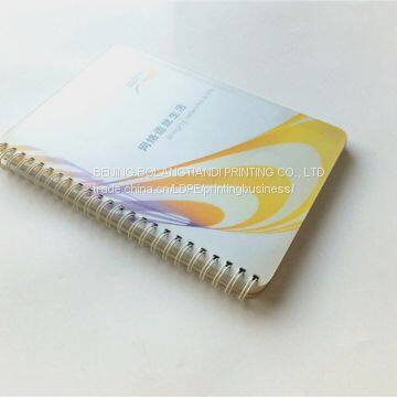 Cheap softcover spiral binding notebook printing with low price