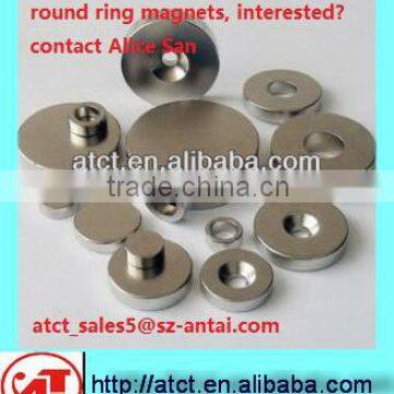 Sintered Neodymium Round Magnet With Holes