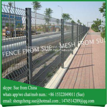 8ft High Railway Used Fencing Steel Welded Wire Fencing Panel photo-2
