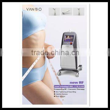 Shanghai-made Multi-Frequence RF vacuum equipment/Cellulite Treatment/Skin lifting/Body contour beauty machine