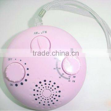 mini FM AM shower radio