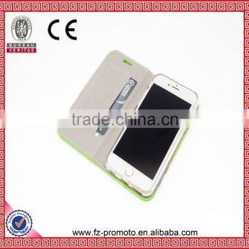 Leather Wallet Case For IPhone 6 6S Cover Luxury Flip Coque Hard Plastic Back With Stand Card Holders Business Black 6 S photo-2