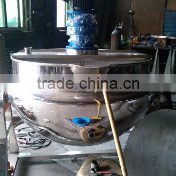 500 liter steam jacketed cooking kettle