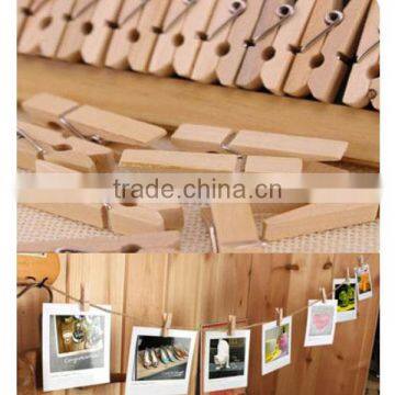 decorated mini wood clothespins