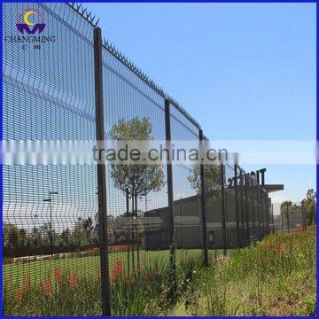 Long services time 2.0m 358 welded mesh security fencing for boundary wall