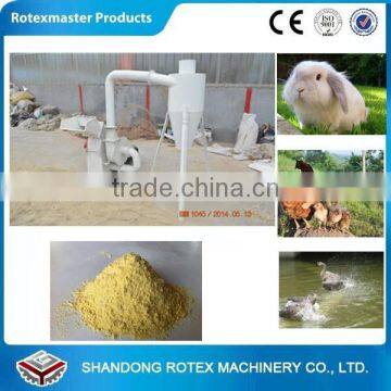 Mini animal feed hammer mill for family use