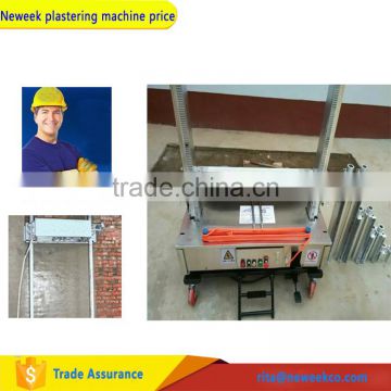 Neweek automatic gypsum mortar plastering for wall plastering machine price