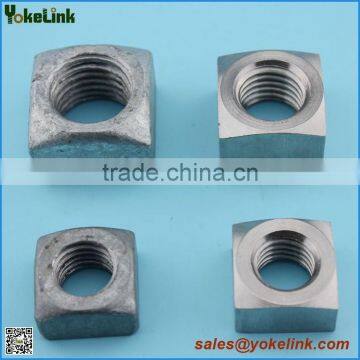 ANSI C135.1 Hot Dip Galvanized Square Nuts for Fastener photo-2