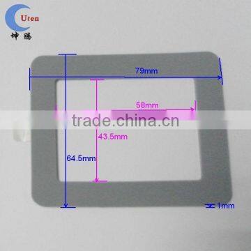Clear Flat Square Self Adhesive Silicone Rubber Mat photo-3