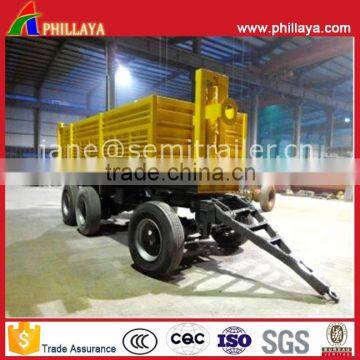 Heavy Duty Tractor Hydraulic Tipping Trailer For Farming Agriculture Use photo-5