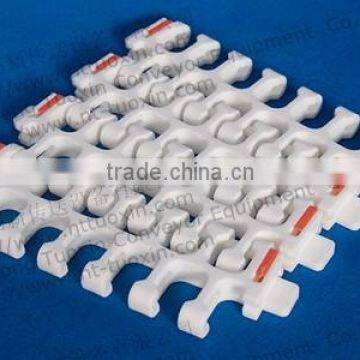 2400A Plastic Modular Radius Flush Grid Belting