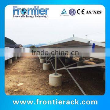 new products 2016 500KW ground adjustable solar racking system