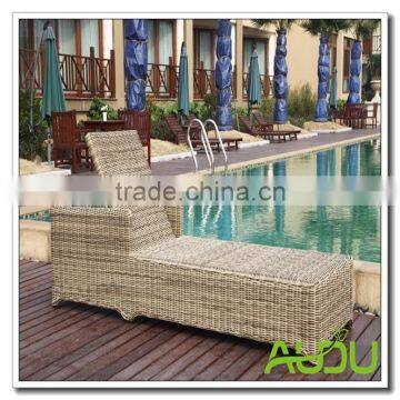 Audu Pittsburgh Pool Wicker Outdoor Lounger photo-2