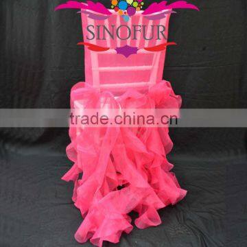 Made from SinoFur chair covers for wedding pattern