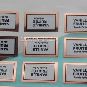 Custom Metal Electroform Self Adhesive Print Sticker photo-4