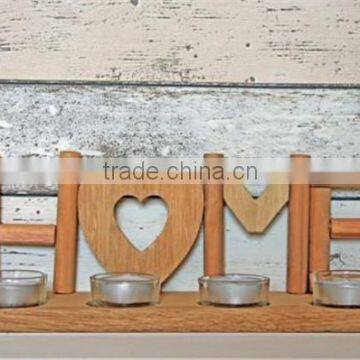 2015 New Design Home Decor Creative Wood Craved Candle Holders photo-3