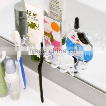 Q058 Creative Cartoon Style Suction Wall Toothbrush Holder photo-2