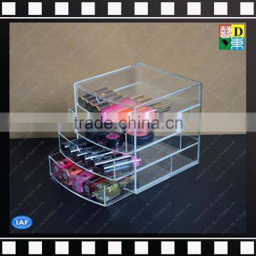 Wholesale acrylic makeup organizer with 4 drawers