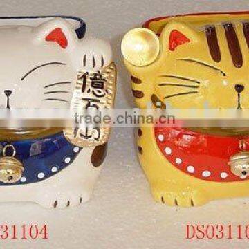 Joyful Lucky Cat-Cute Lucky Pig W/ Gold Coin bank