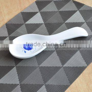 Japanese Style Ceramic Spoon With Solid Color photo-2