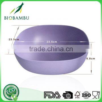 Colorful Welcome Portable Bamboo Fiber Bowl Set photo-5