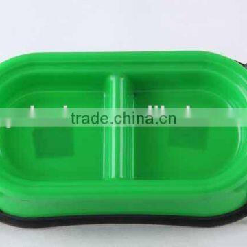 New Design Plastic Slip-resistant Oval Pet Bowl With Rubber Bottom/dog Bowl photo-6