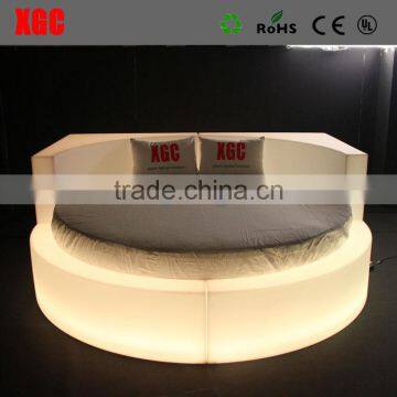 Hotel LED Lighting Bed Furniture Bed Simple Bed in Bedroom photo-3