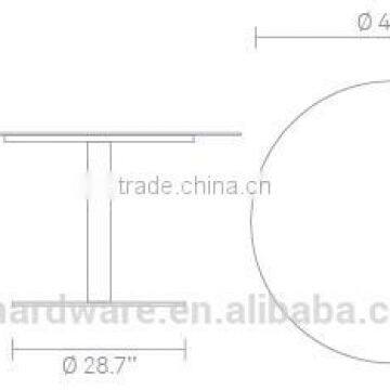 2015 New Aluminum Frame Modern Coffee Table photo-2