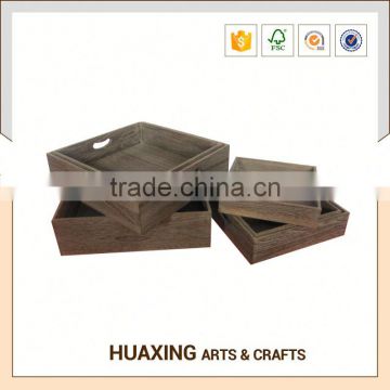 Factory price wholesale natural wood gift wooden tray