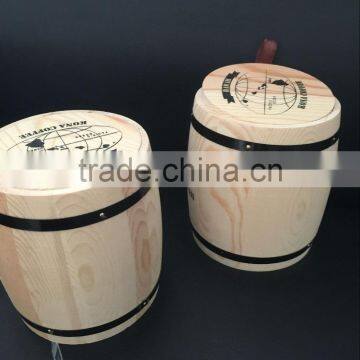 Wood Coffee Mini Bean Small Barrel Wine Dispensing Oak Barrel Wooden Barrels photo-3