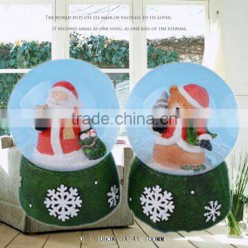 2017 Christmas favor lovely water globe, snow globe