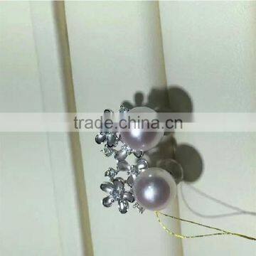 Wholesale 7.5-8mm White Akoya Pearl Earring photo-4