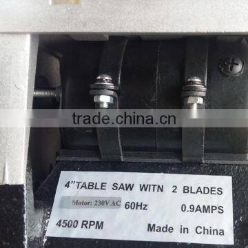 100mm 4" 90W Power Jewelry Small Bench Circular Saw Electric Hobby Mini Miter Table Saw photo-5