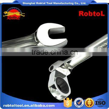 10mm ratchet wrench Flexible head Gear Spanner Combination Torque Chrome Vanadium Auto Repair Two way